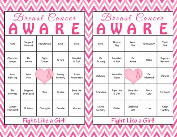 Pink Ribbon Bingo