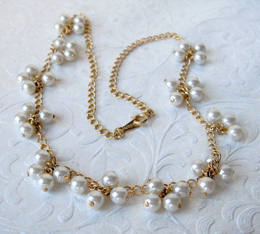 Avon pearl necklace Vintage Avon jewelry