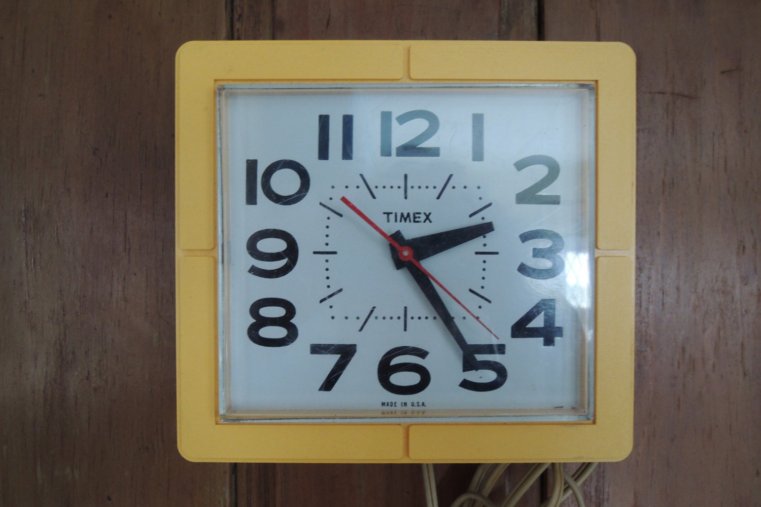 timex wall clock