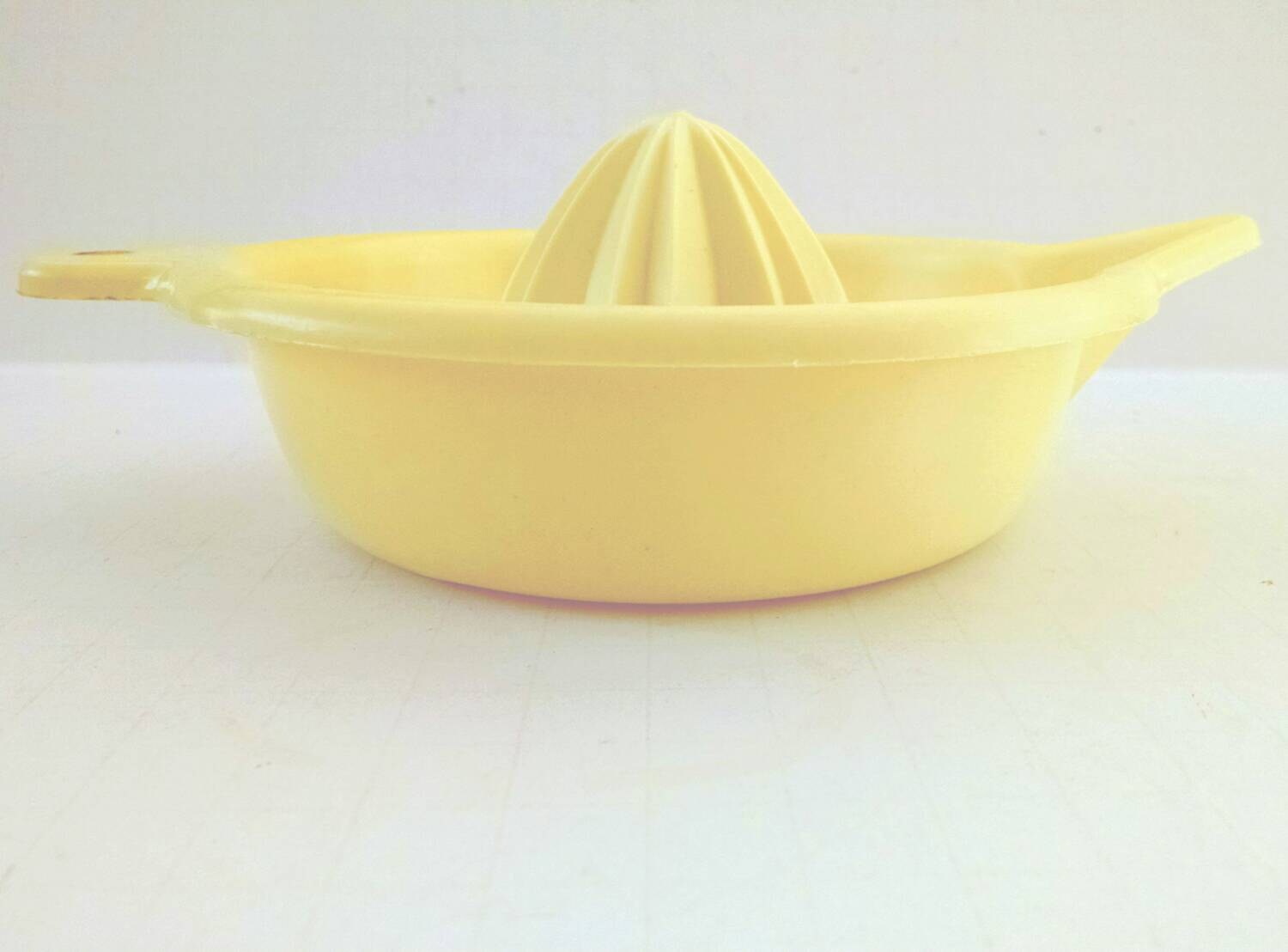 Yellow Reamer Plastic Juicer Lemon Juice by PerfectYesterdays