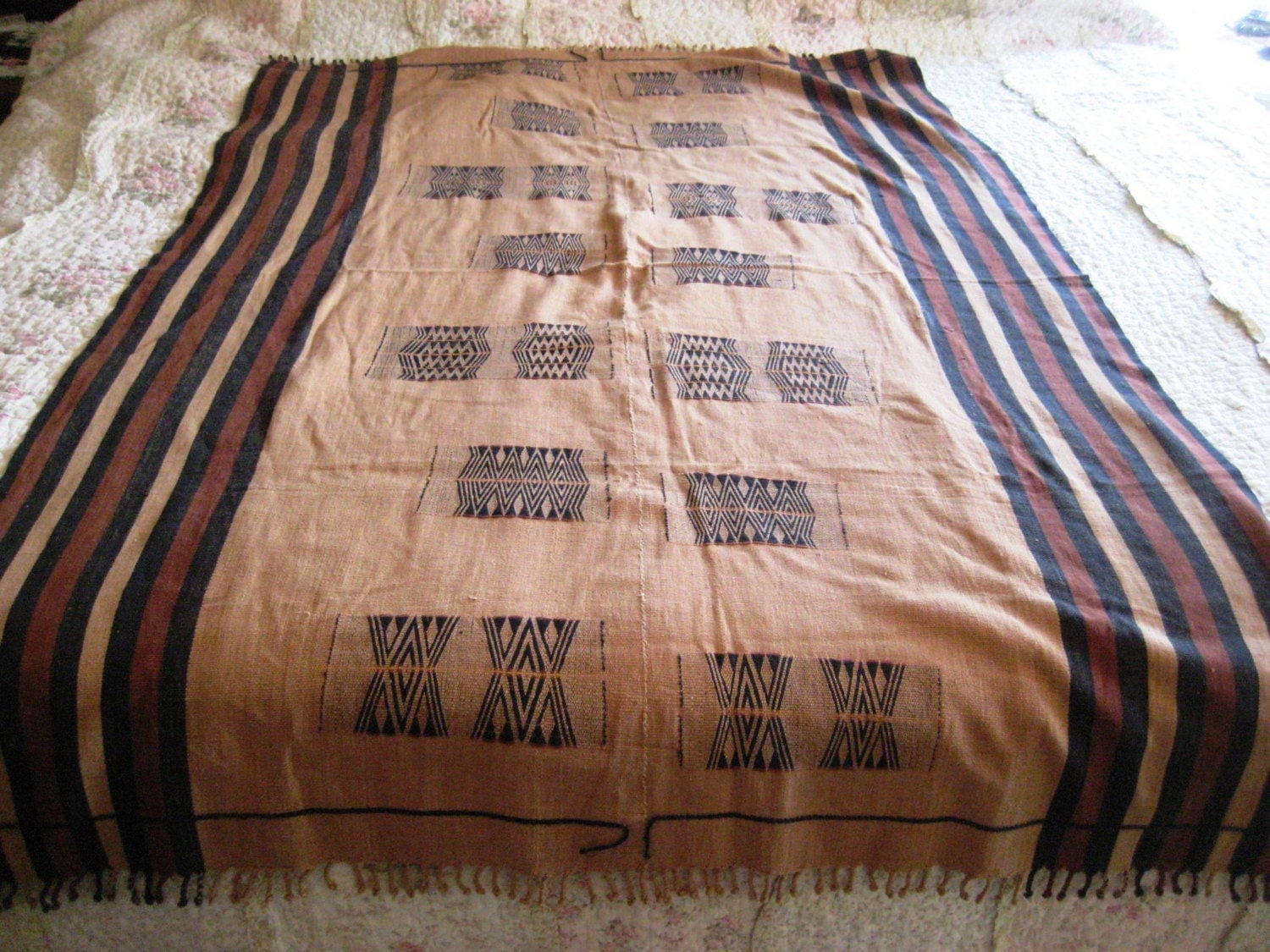 Antique southwest blanket Indian blanket by EndlesslyVintage