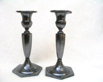 Popular items for pewter candlestick on Etsy