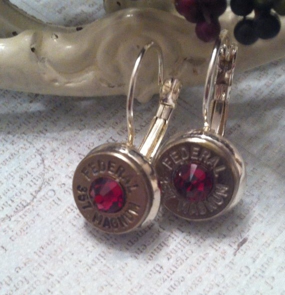 2nd Shot Jewels Bullet/Shotgun Jewelry Leverback Earrings