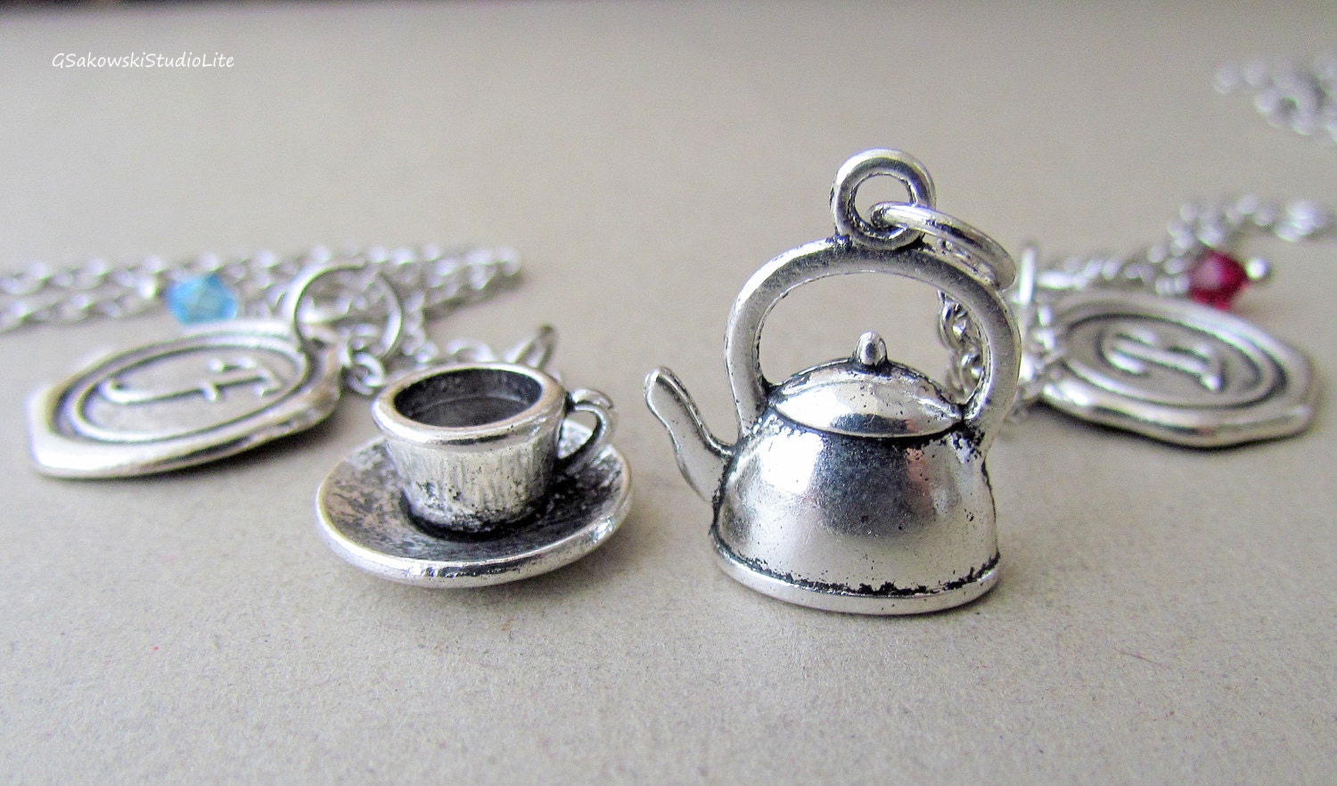 Teacup and Teapot Two Best Friends by gsakowskistudiolite on Etsy