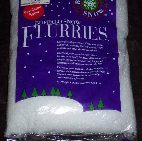 extra fine Artificial snow flakesPowdered SnowBuffalo Snow5