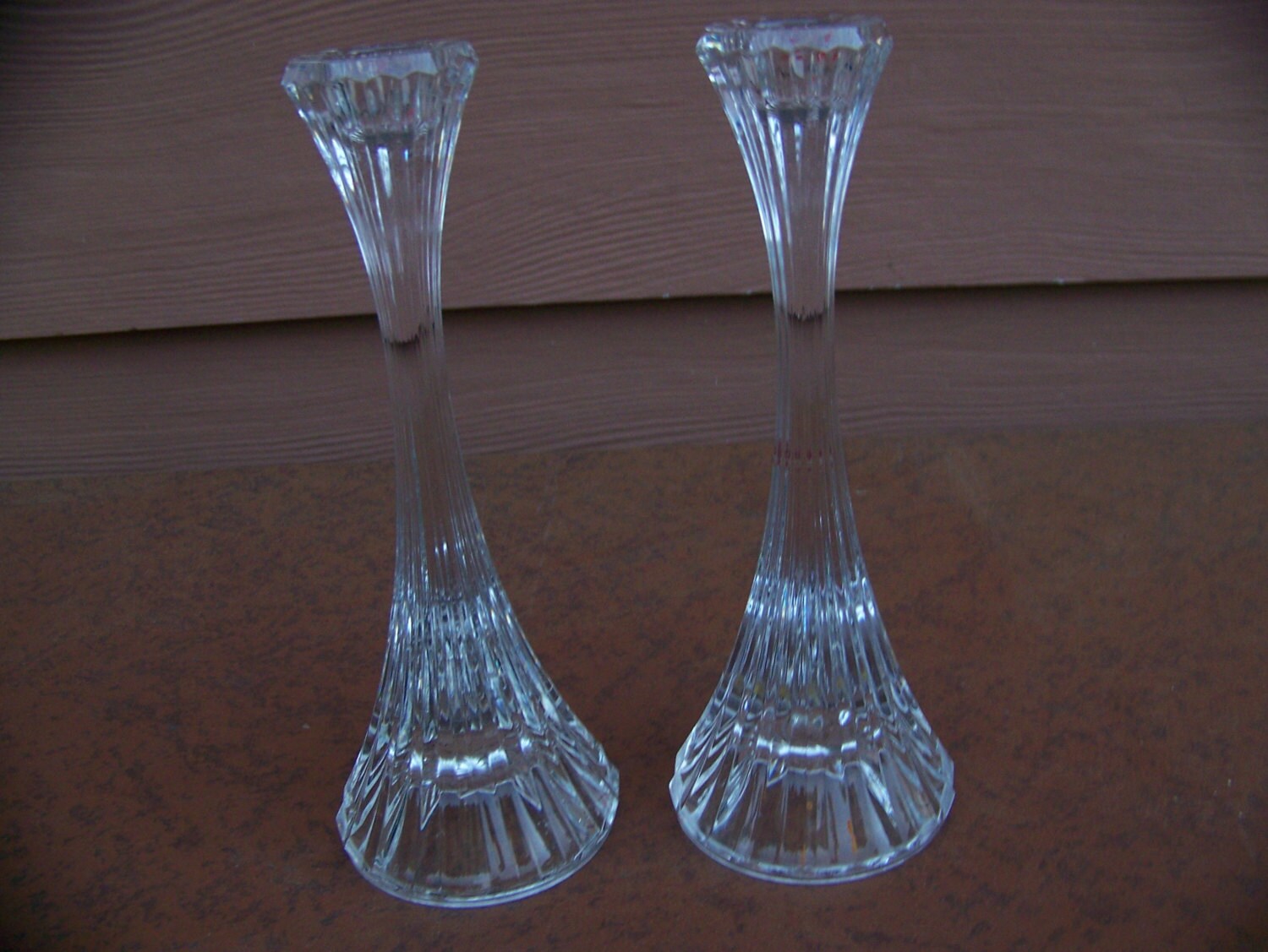Mikasa Park Lane German Crystal candle holders