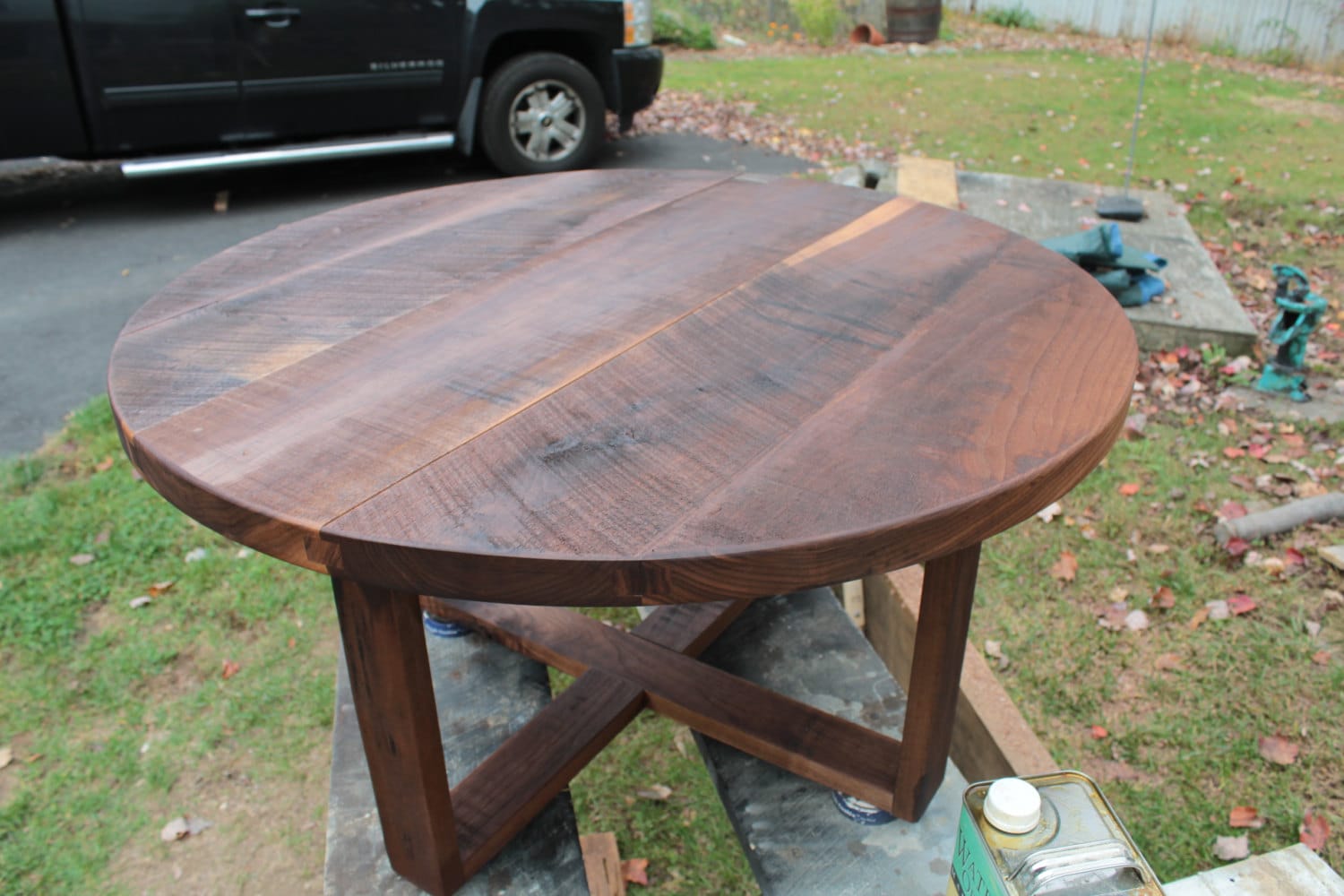 Rough Sawn Black Walnut Coffee Table