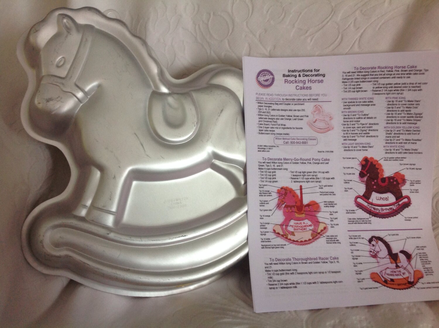 Vintage Wilton Rocking horse Cake Pan 1984 Wilton Cake Pan