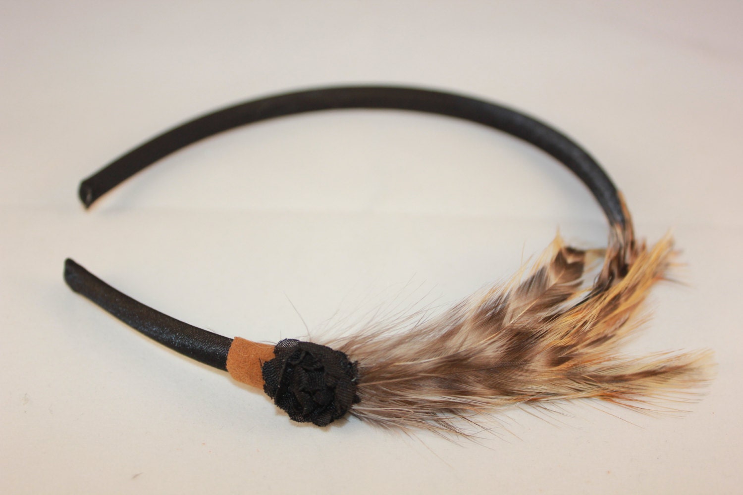 Feather Headband Boho Headband Feather Hair Accessories