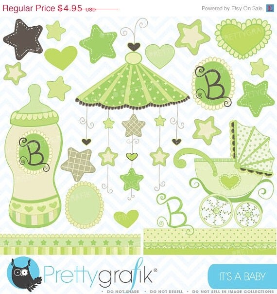 60% OFF SALE Baby clipart commercial use, vector graphics, digital clip art, digital images - CL387 Il_570xn