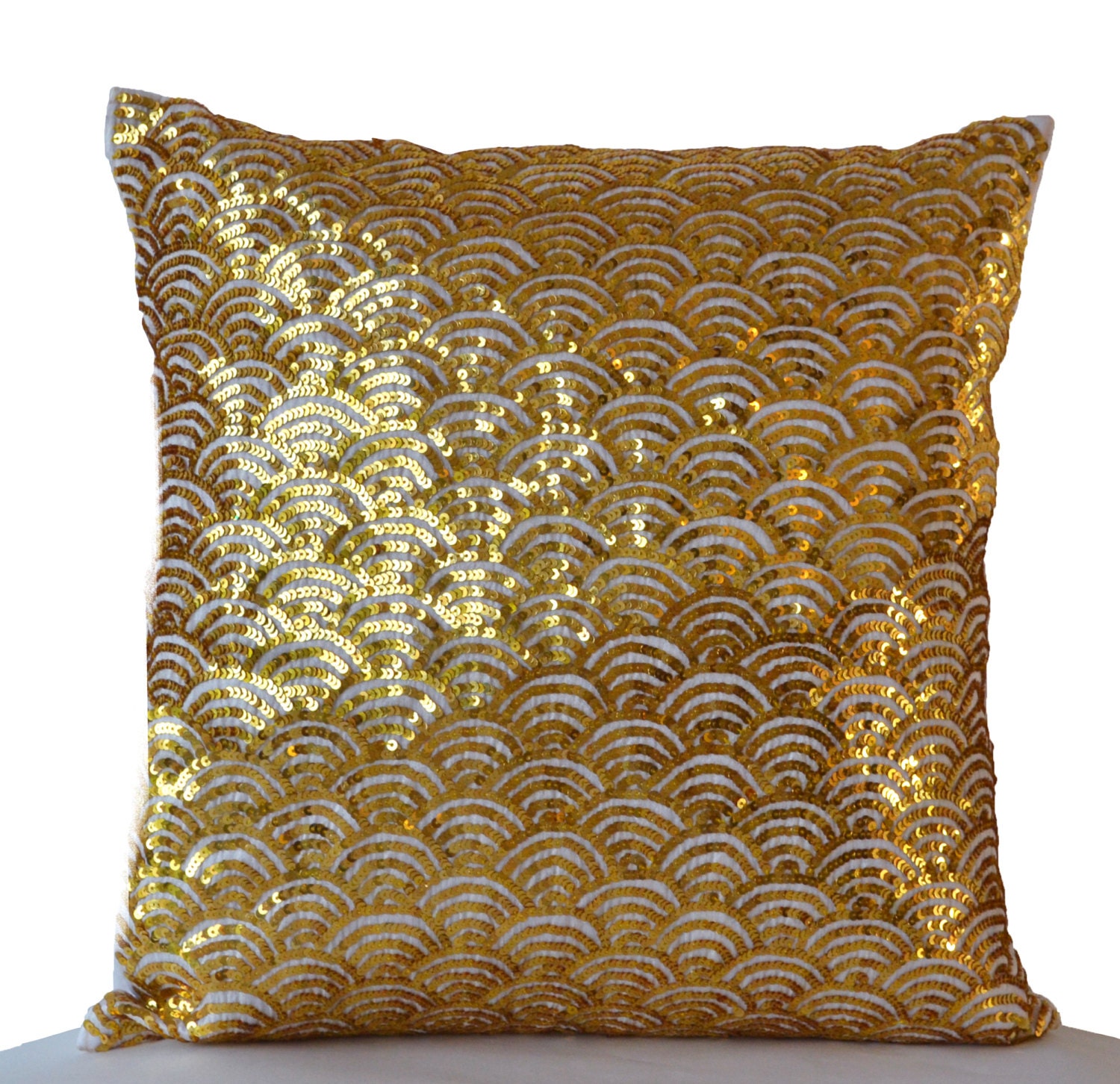 Gold Pillow Covers Cream Gold Pillow Cases Silk Pillows