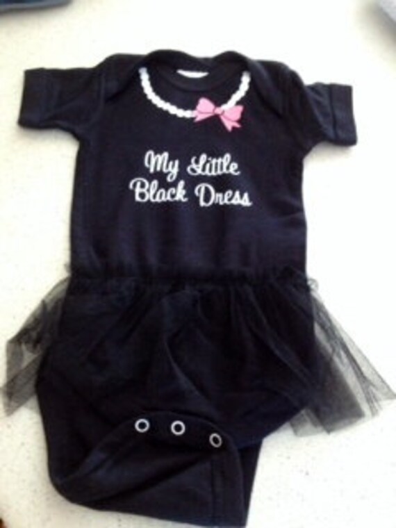 My Little Black Dress tutu onesie
