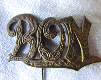 Vintage French Miltary Pin, Badge 