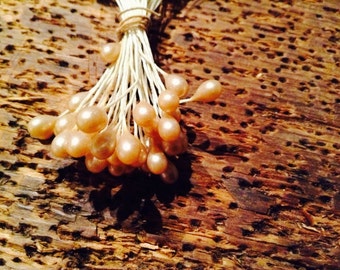 5 bunches of exquisite vintage Millinery Stamens