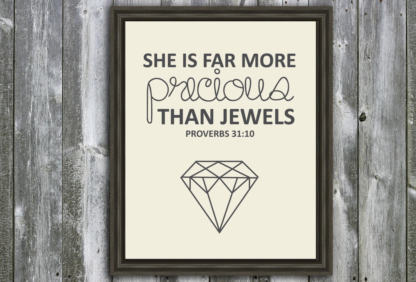 She Is Far More Precious Than Jewels Proverbs 31 Quote