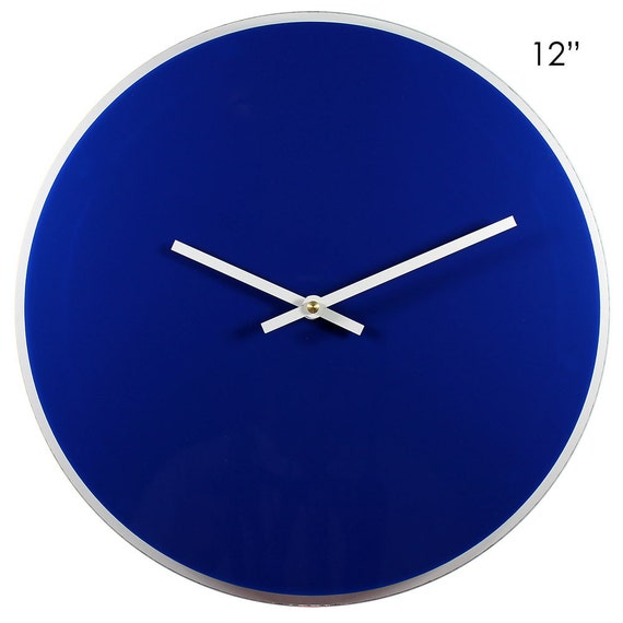 12 WALL CLOCK MODERN Laser Cut Acrylic by nygaarddesign on Etsy