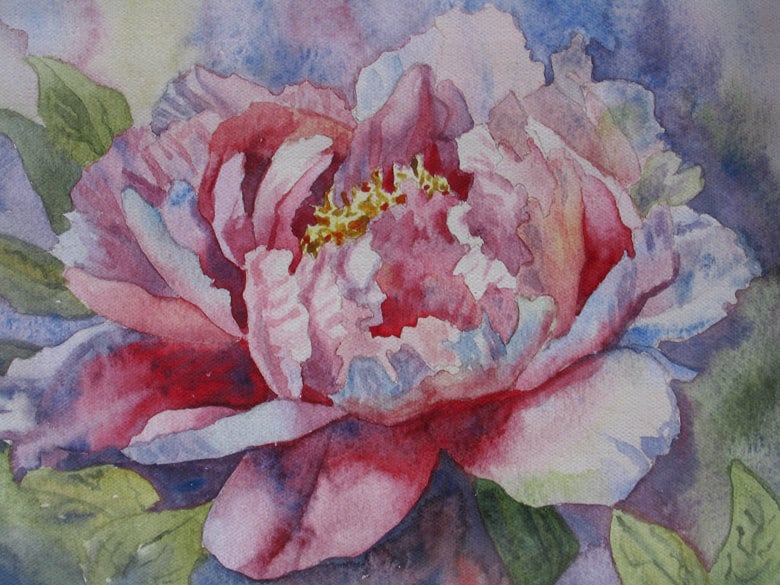 Peony Painting Peony Print Art Peony Watercolor Prints Canvas   Il Fullxfull.531075178 Ok3a 