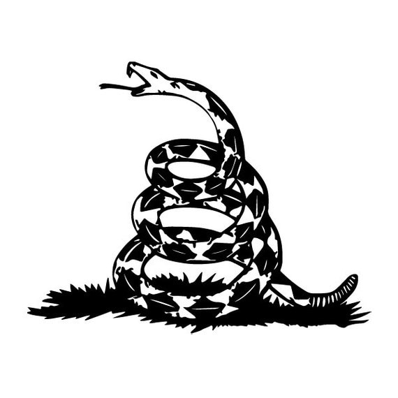 Download Don't Tread On Me Snake Vinyl Sticker