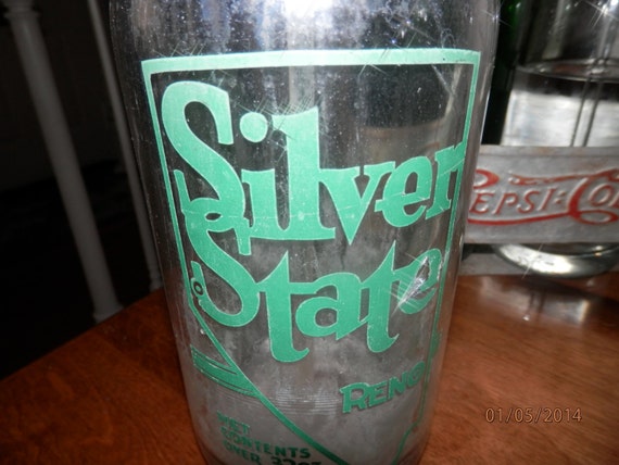 Vintage Seltzer Silver State 32 oz Bottlefree