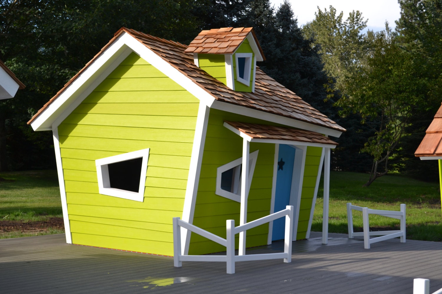 Playhouse with loft area for those all important by BetweenPosts