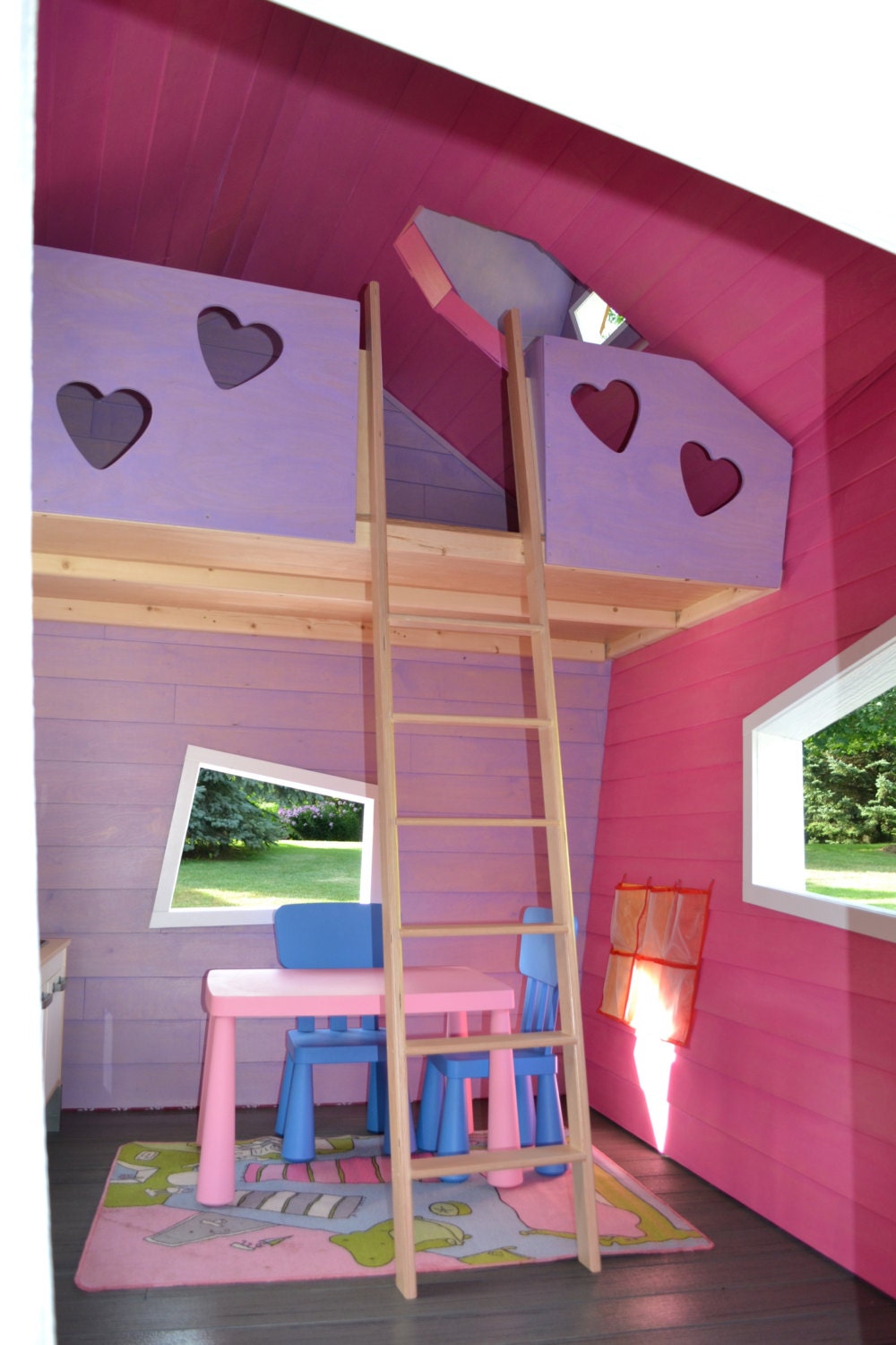 Playhouse with loft area for those all important by BetweenPosts