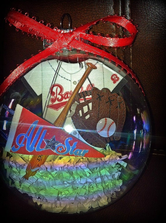 Baseball Ornament by NotUrOrdinaryOrnamnt on Etsy