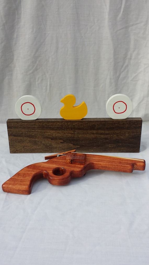 Rubber Band Gun and Target