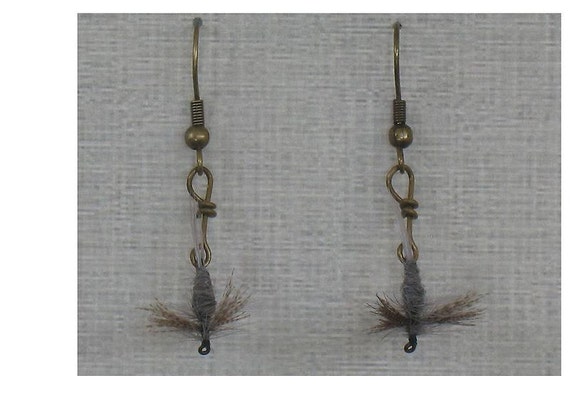 Hendrickson Fly Fishing Dangle Earrings