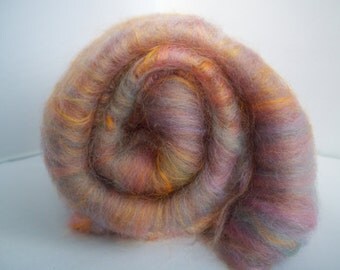 Carded Batts, Spinning Fiber, Merino, Bamboo, 100g / 3.5oz