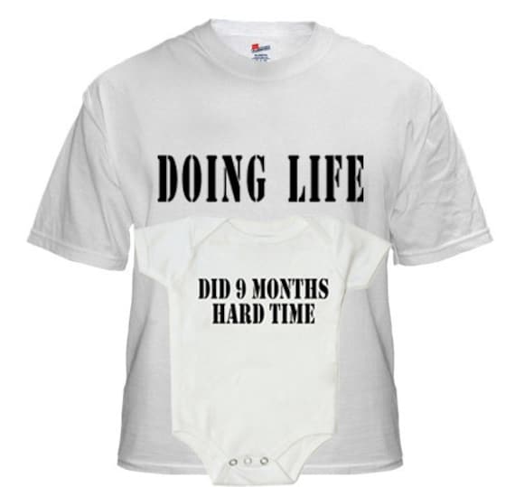 funny dad and baby matching shirts New Dad and baby Daddy