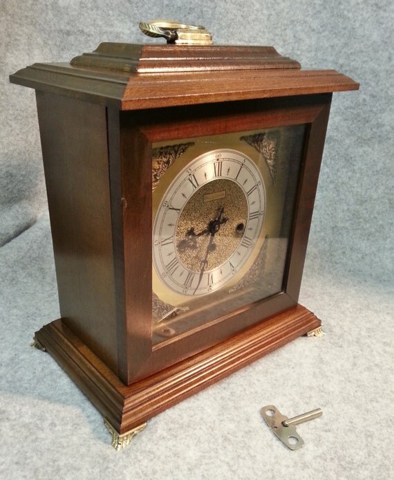 Bulova Westminster Chime 8day bracket mantel clock