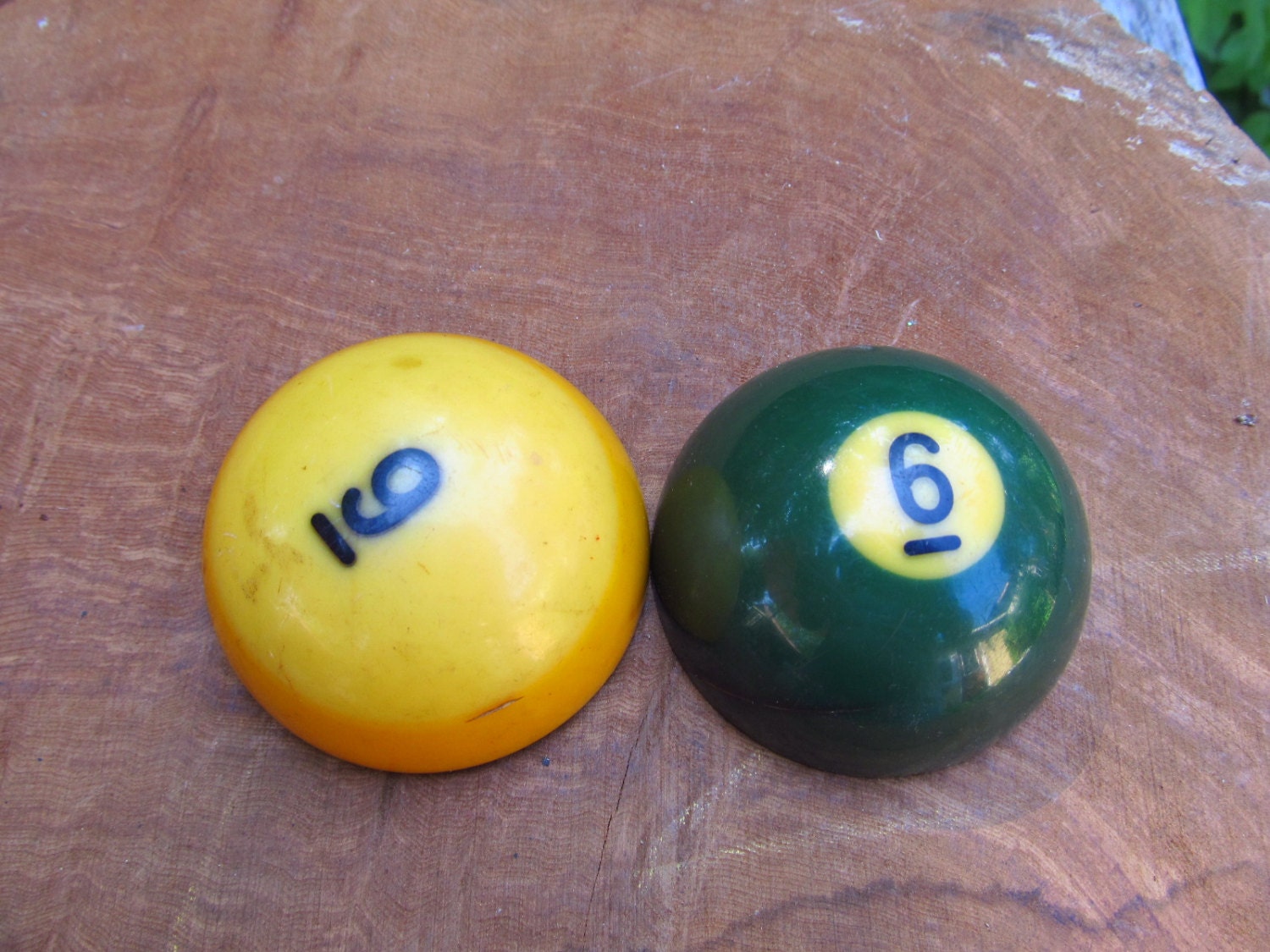 Vintage Pool Billiard Balls Cut Billiard Balls Billiard