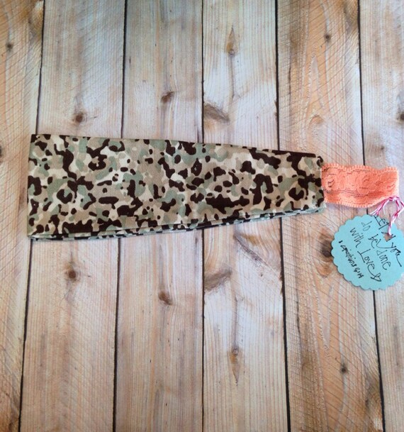 orange hunting headband