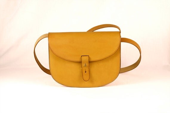 SOL leather purse / handbag/ crossbody bag/ by NakedleatherBCN