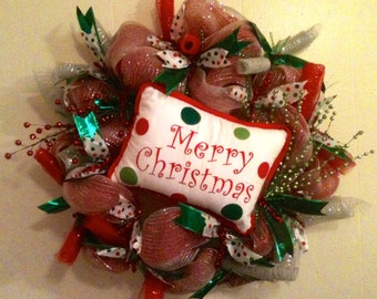 Custom Deco Mesh, Burlap, Tulle, Floral and/or Ribbon Wreaths.