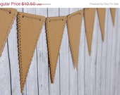 ON SALE Kraft Brown Triangle Banner Pennant Garland Bunting Photo Prop Love Family Party reusable banner Il_170x135