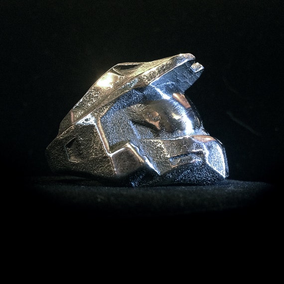 Sterling Silver Halo Master Chief Ring