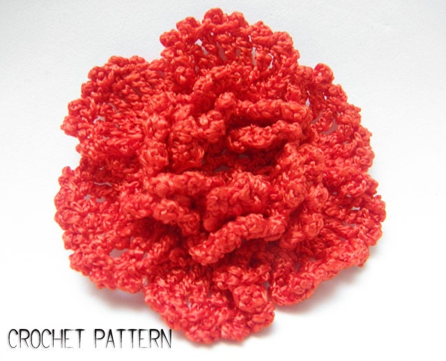Crochet flower pattern Tutorial Cute Flower Crochet Pattern