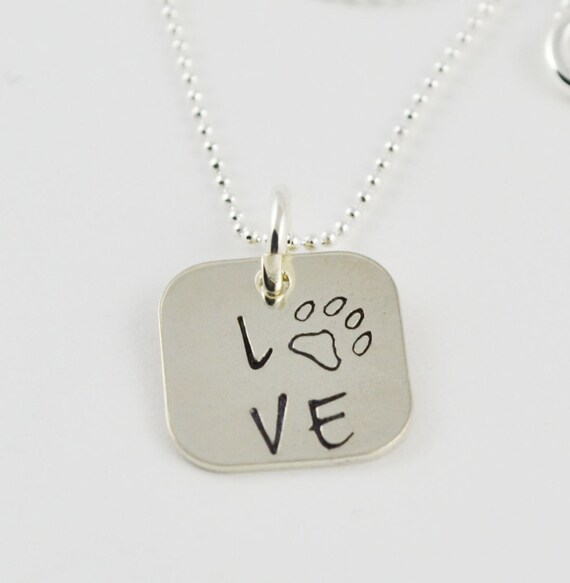 Pet Love Sterling Silver Necklace
