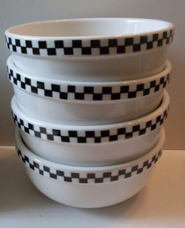 Black & White Checkered Coffee Mugs by TheWAREHOUSEShelf on Etsy