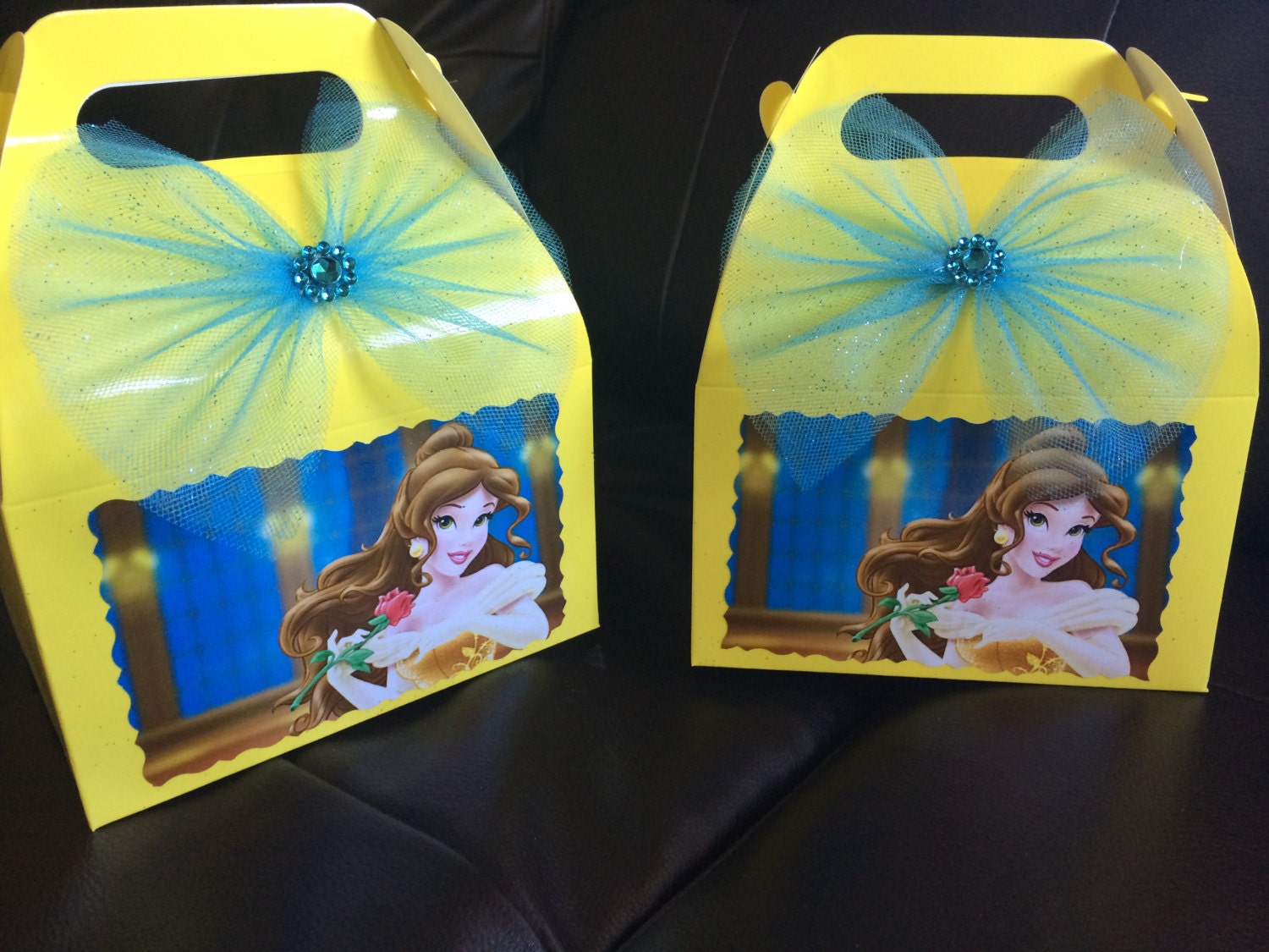 Disney Princess Belle Birthday favor Box Disney Beauty and