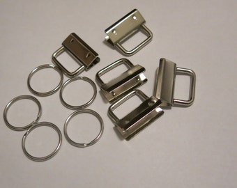 50pc set for 1.25 inch key fob hardware (32mm)