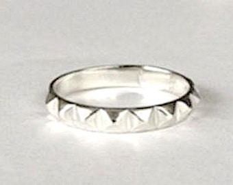 Angeline Quinn Sterling Silver Pyramid Ring