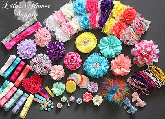 Baby Shower Headband Kit Party Collection by LilysFlowerSupply