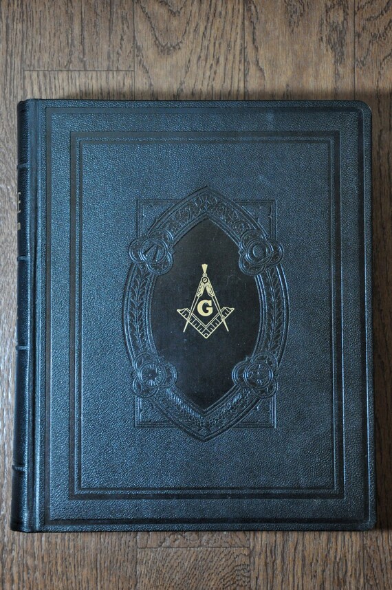 Vintage Masonic Edition Bible 1949 Red Letter by ...