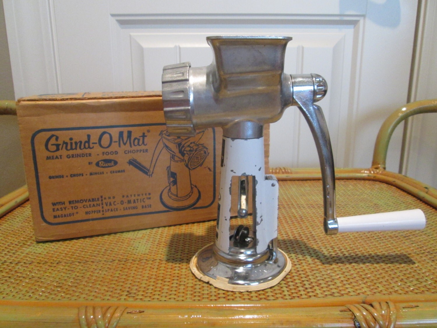 Vintage Grind O Mat Meat Grinder Food Chopper by VintageClutters