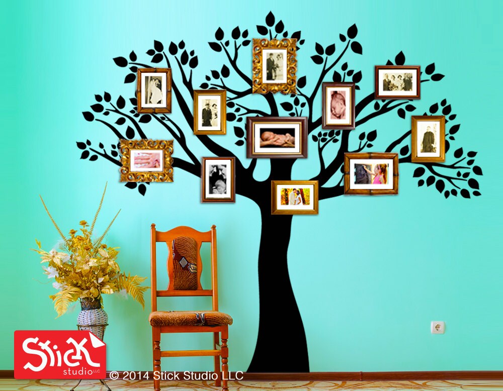 Family tree decal Family tree wall sticker Removable wall