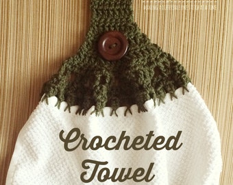 crochet towel pattern kitchen top for with towel for topper items Popular