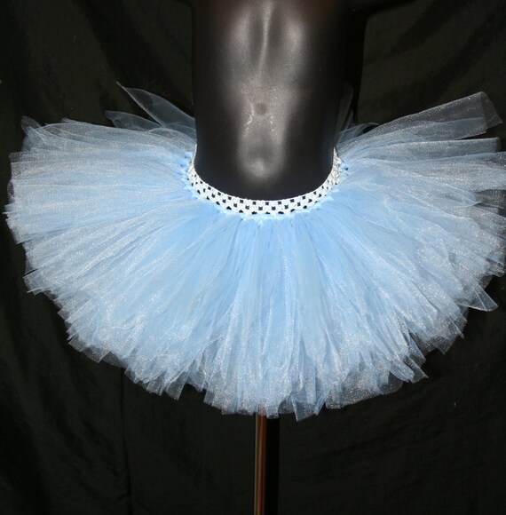 Cinderella Tutu Skirt Smoke Blue Tutu by LittleMissTrendyTutu