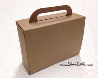 Suitcase Favor Boxes Suitcase Boxes Suitcase Favors Destination Wedding Travel Suitcase Large Kraft Plain 25 Included